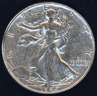1946-P 90% SILVER AU WALKING LIBERTY HALF DOLLAR