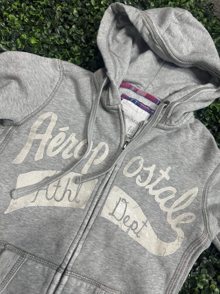 Chaqueta con cremallera Aeropostale para niñas Foto 3 de 4