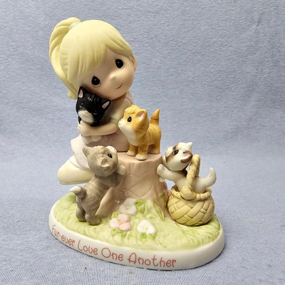 Precious Moments ASPCA Hamilton Fur-ever Love One Another 2014 Cat & Kittens EUC