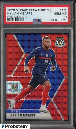 Kylian Mbapp 2020 Panini Prizm Kylian Mbapp #112 Red