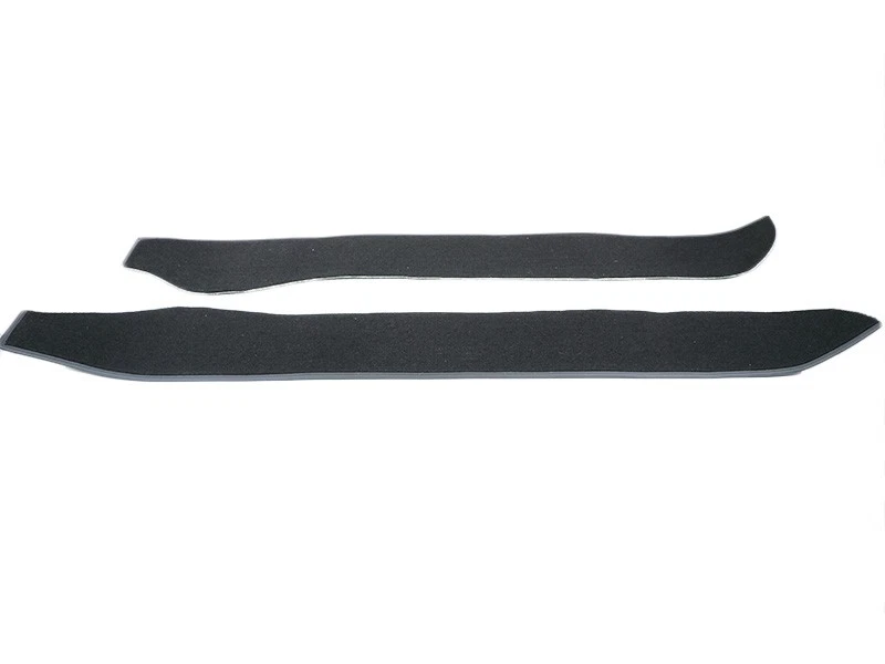 Juego de alfombras negras alfombra terciopelo con ribete de cuero sintético para Opel Manta A Foto 4 de 4