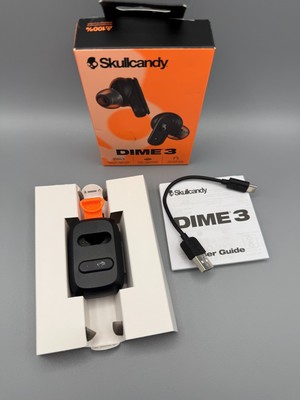 Skullcandy Dime 3 In Ear Bluetooth Kopfhörer Schwarz 20h Mikrofon *NUR LINKS*