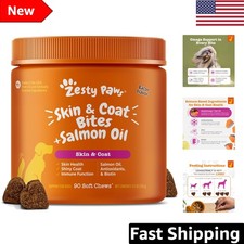 Omega 3 Salmon Oil Chews, Bacon Flavor Supports Joint Immune Health for Dogs