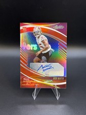 Nick Martin 2025 Absolute Rookie Auto Spectrum Red /100 #164 RC 49ers
