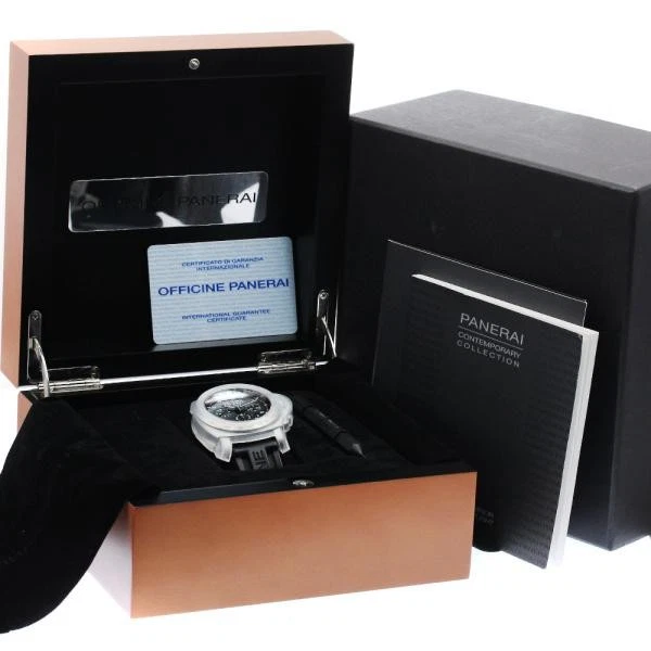 Panerai — Officine Panerai Luminor Daylight PAM00250 44mm SS Black Dial Watch #C12795