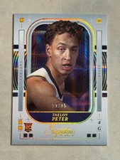 2025-26 Panini Signature Series Plaid Taelon Peter Rookie RC /15 #39 Pacers