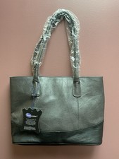 NWT Amerileather Womens Black/ GrayLeather Sh...
