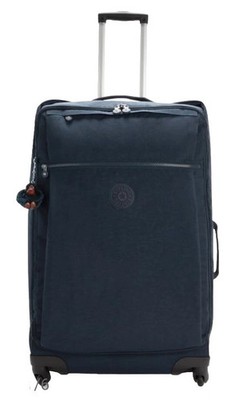 Kipling Women's Darcey Large 29-Inch Softside Checked Rolling Luggage True Blue