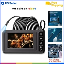 Industrial Endoscope Camera 4.3'' LCD HD Waterproof Sewer Inspection Tool