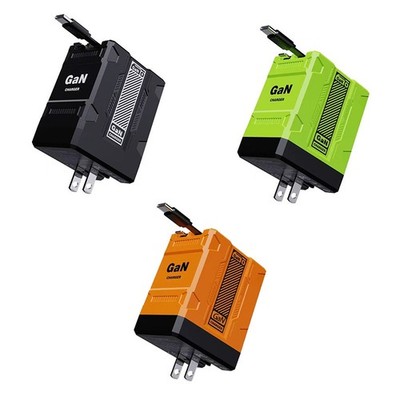 For Apple And Android Fast Charging Charging Head Dual Telescopic Cable Charger