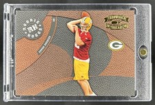 2005 Donruss Throwback Threads Aaron Rodgers Rookie Hoggs RC #/750 Packers