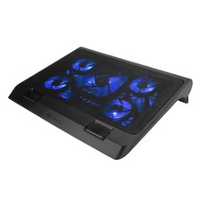 Laptop Cooling Pad 5 Fans, RGB Lighting, Dual USB Ports