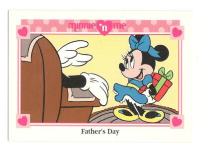 MINNIE MOUSE FATHER'S DAY Disney Minnie 'n Me Impel Trading Card