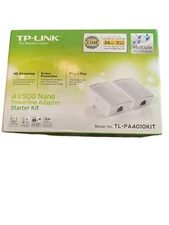 TP-Link AV500 Nano Powerline Adapter Starter Kit - TL-PA4010KIT 