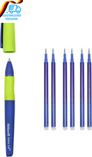 Pelikan Erase 2.0 Ergonomischer Radierbarer Tintenroller, Blaue Tinte, Für Recht