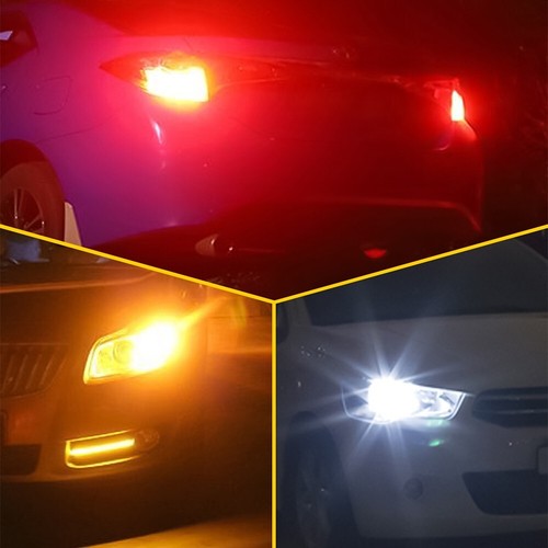 2X 1156 LED White DRL Turn Signal Indicator Parking Light Bulb Lamp Super Bright - Picture 8 of 8