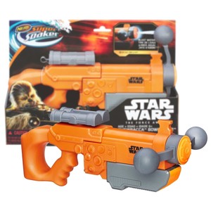 Détails Sur Star Wars Chewbacca Bowcaster Super Soaker Pistolet à Eau Ep Vii Nerf Officiel Afficher Le Titre Dorigine