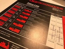 BARRUS E P Barrus prato flite e coltivatori listino prezzi originale vintage 1985