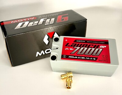 MOTIV LAUNCH NP Grey Graphene Hard case LiPo (2S, 4P) 7000mAh MOV2055 BRAND NEW!