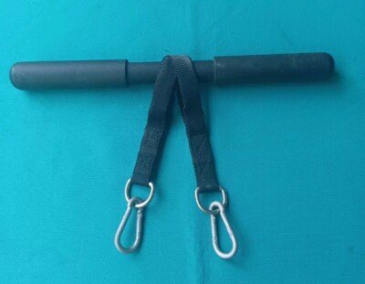 Bowflex Power Pro XTL Tricep Bar T-Bar 14 1/2  Triceps Biceps and strap