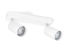 Spoti 2 Way White Surface Mounted Wall Ceiling Spotlight for GU10 