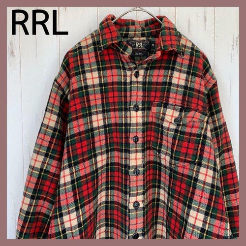 RRL RALPH LAUREN Red Plaid Shirt 100 