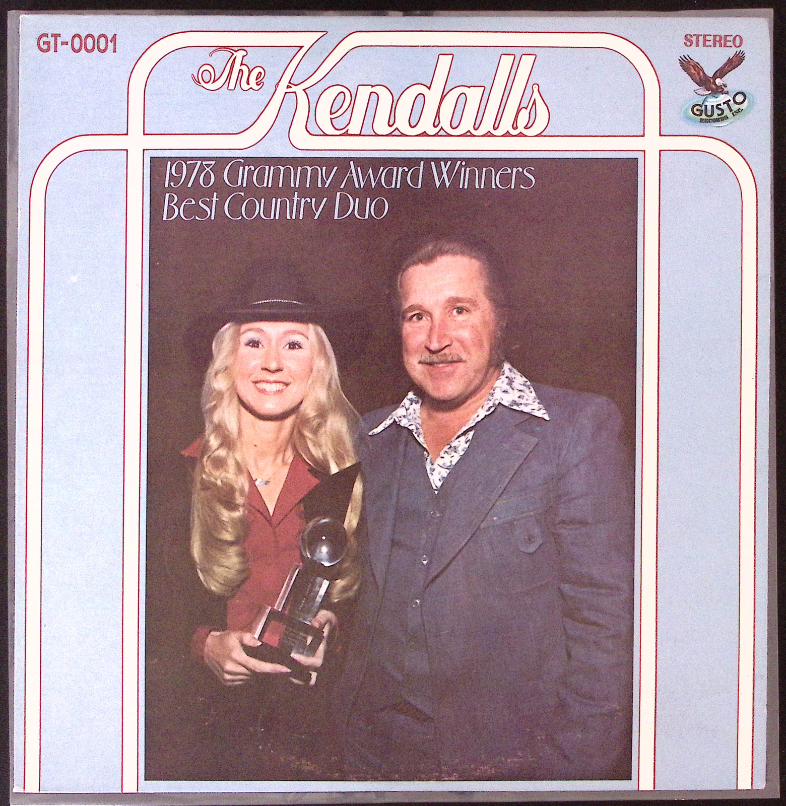 THE KENDALLS 1978 GRAMMY AWARD WINNERS BEST COUNTRY DUO VINYL LP 146-35 W