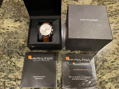 HAMILTON JAZZMASTER MAESTRO H327161 AUTOMATIC CHRONO WATCH GREAT