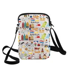 G2TUP Netherlands Crossbody Bag Netherlands Souvenir Gift Netherlands Holland...