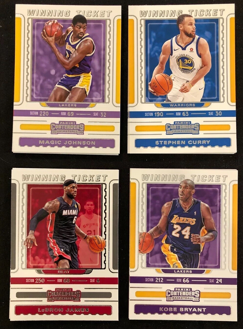 2019-20 Panini Contenders Winning Ticket Insert Cards Singles You Pick