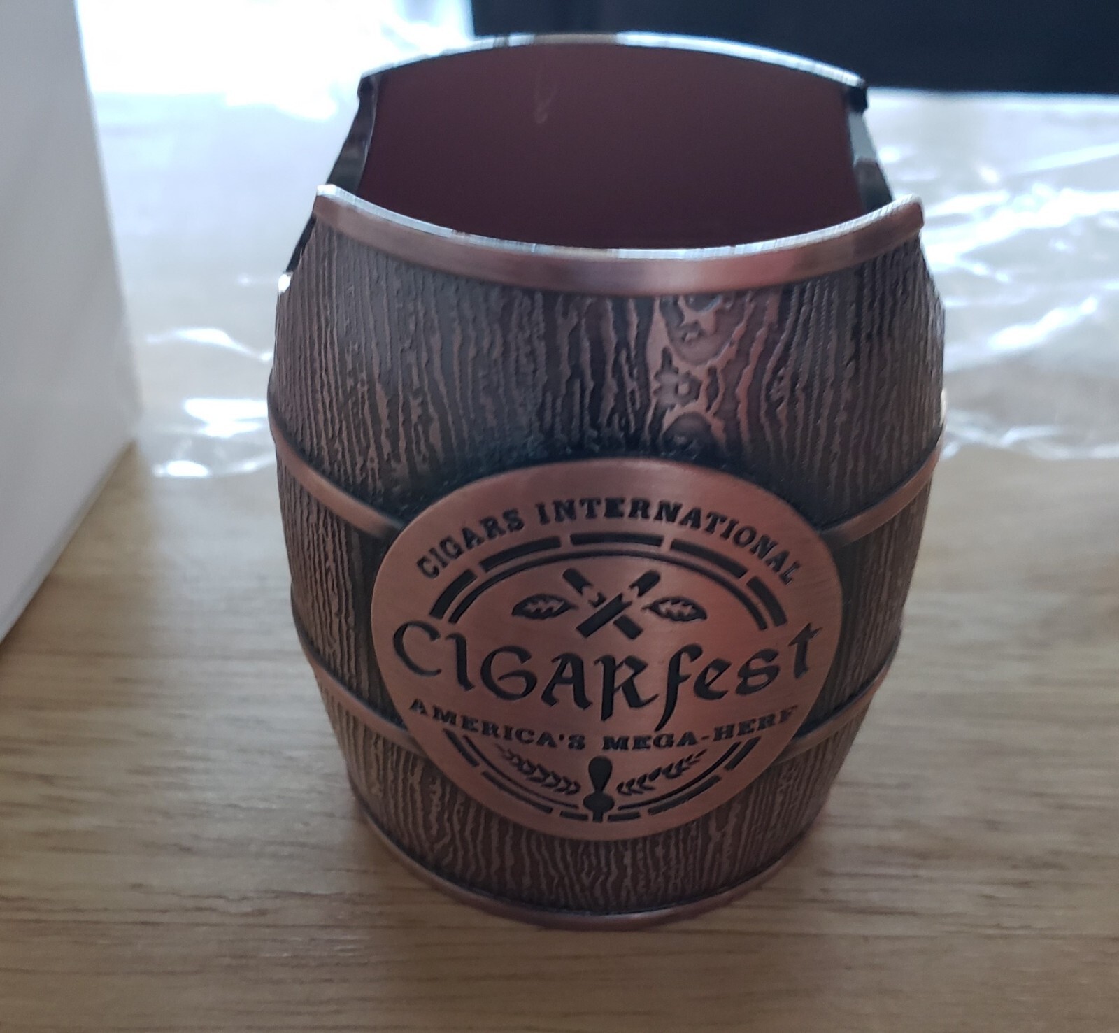 2021 Cigarfest Cigar Rest/Ash Tray. Very nice w/ solid weight & detail