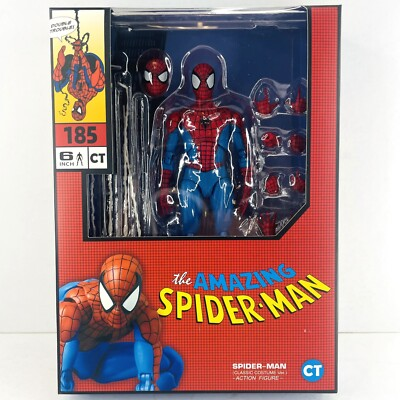 #ad Spider Man Classic Costume Spiderman 6quot; Action Figure CT Toys #185 New In Box $29.99