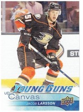 Jacob Larsson 2016-17 Upper Deck Canvas Young Guns #C220 