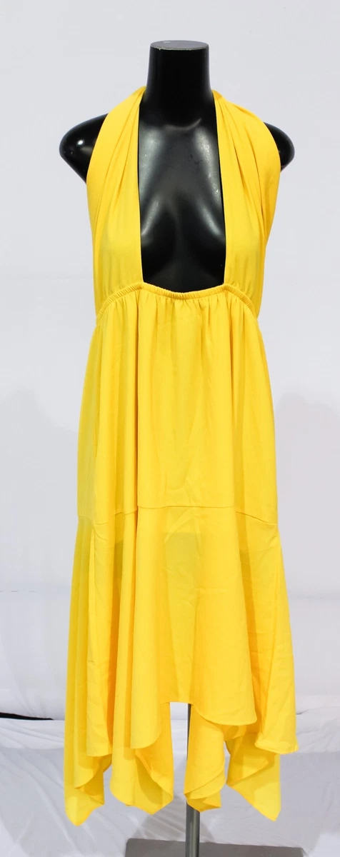 Vici top yellow dress