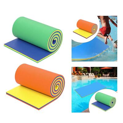 Wasser Schwimmmatte Schwimmermatratze Spiel Schwimmfloß für Pool Roll Up Float