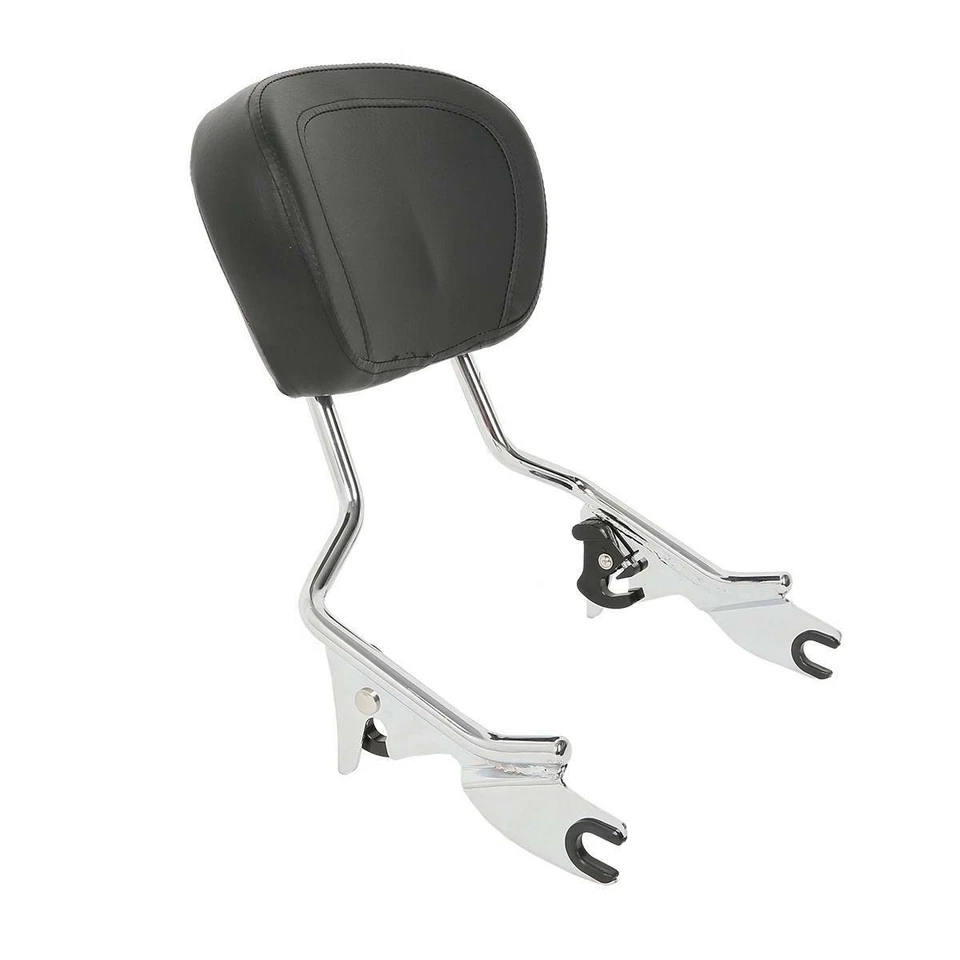Backrest Sissy Bar Luggage Rack Docking Kit Fit For Harley Street Glide 2014-24 - Image 2 of 4