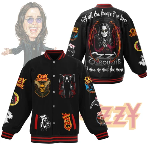 Ozzy Osbourne New Baseball Jacket For Fan
