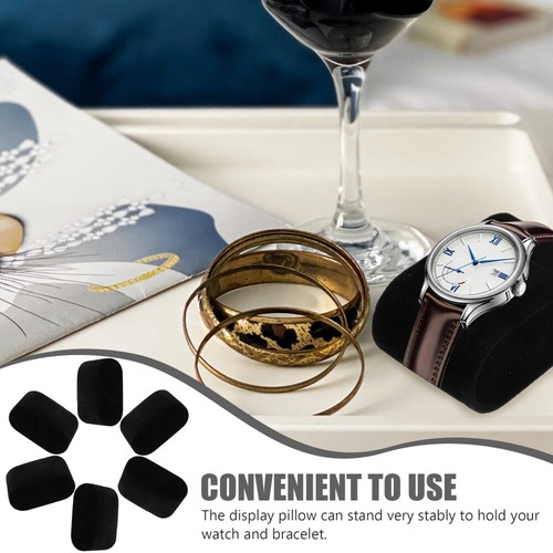 6Pcs Armreif Organizer Box Schmuck Kissen Schmuck Box Kissen achats Uhr Display Kissen