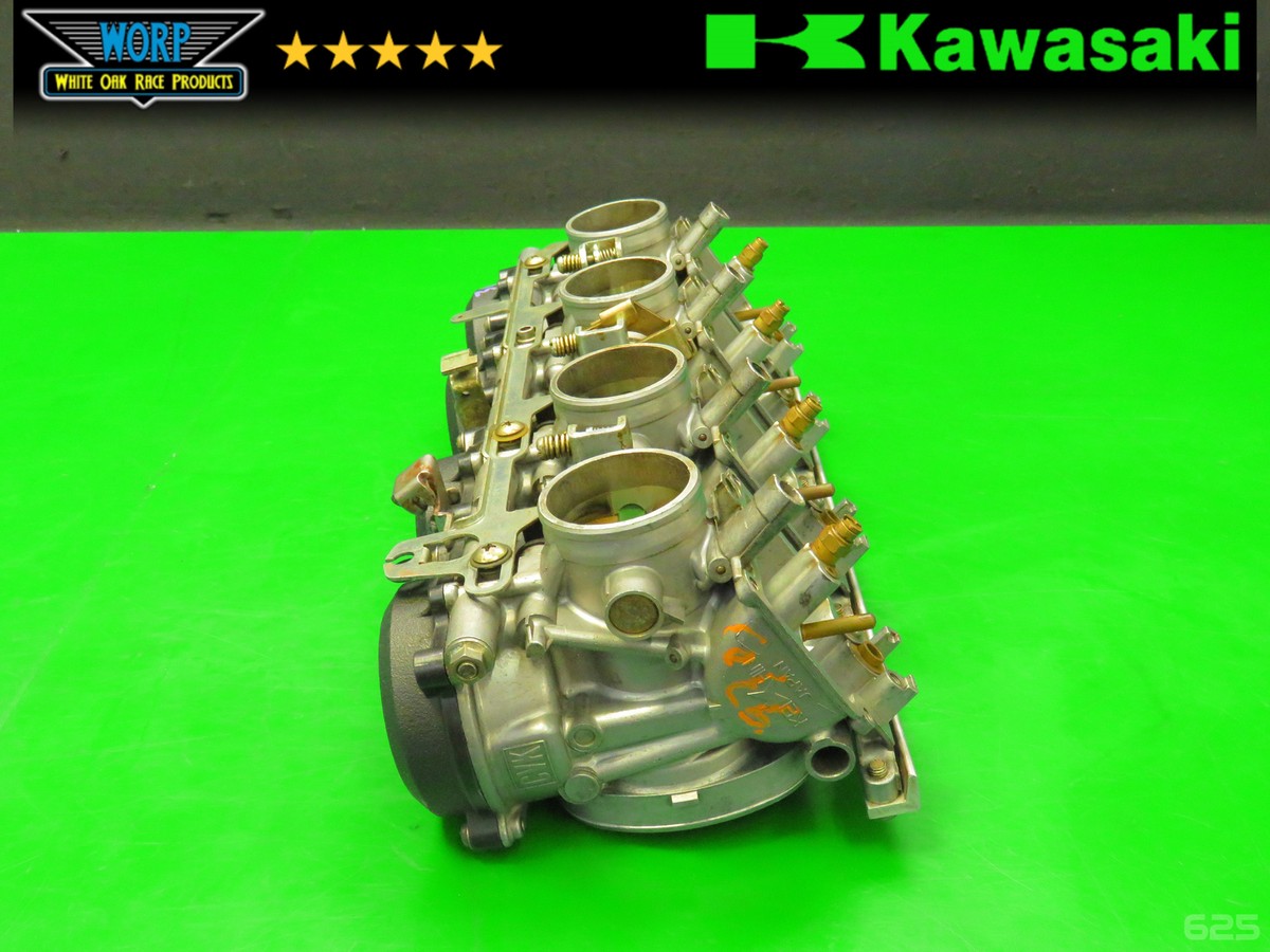 カリン(1) OEM KEIHIN 93-02 KAWASAKI ZX6 NINJA 600 CARBURETOR BODY RACK