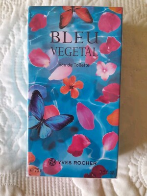 Yves Rocher Parfum Vintage  BLAU Vegetal ,Eau De Toillete 75 Ml ,neu In Folie.