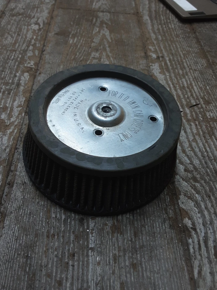 Harley-Davidson Softail Fatboy 2005 05 filtro de aire doble cámara limpiador 29442-99B Foto 3 de 4