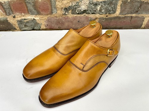 New Church's Cheaney Mens Shoes chestnut calf buckle UK 8.5 F US 9.5 EU 42.5 F - Picture 5 of 10