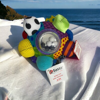 Developmental Bumpy Ball | Easy to Grasp Bumps Help Develop Motor Skill 6-24M