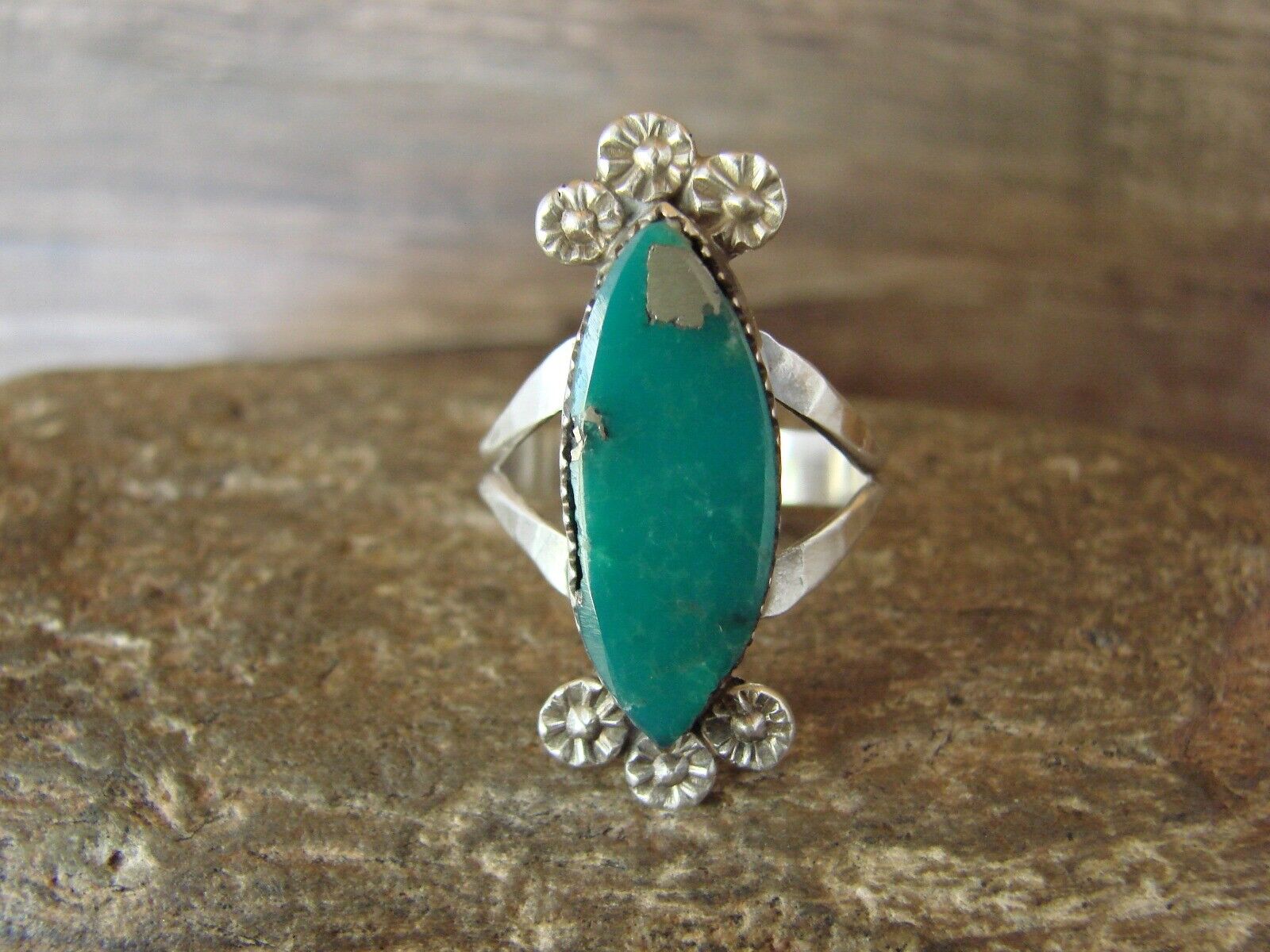 Navajo Indian Special price for a limited time Sterling Silver Turquoise Ring Signed Size SW Max 67% OFF - 9.