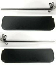 Left & Right Sun Visor Brackets w/ Pads for 1947-53 Chevy / GMC Truck  