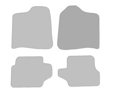 Fußmatten-Set für Suzuki Samurai (1988-2004) Deluxe grau