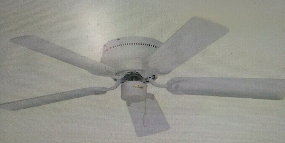 Emerson/52"/contemporary snugger ceiling fan/ white /bleached OAK/ 5REV/(BR29A) - Image 2 of 4