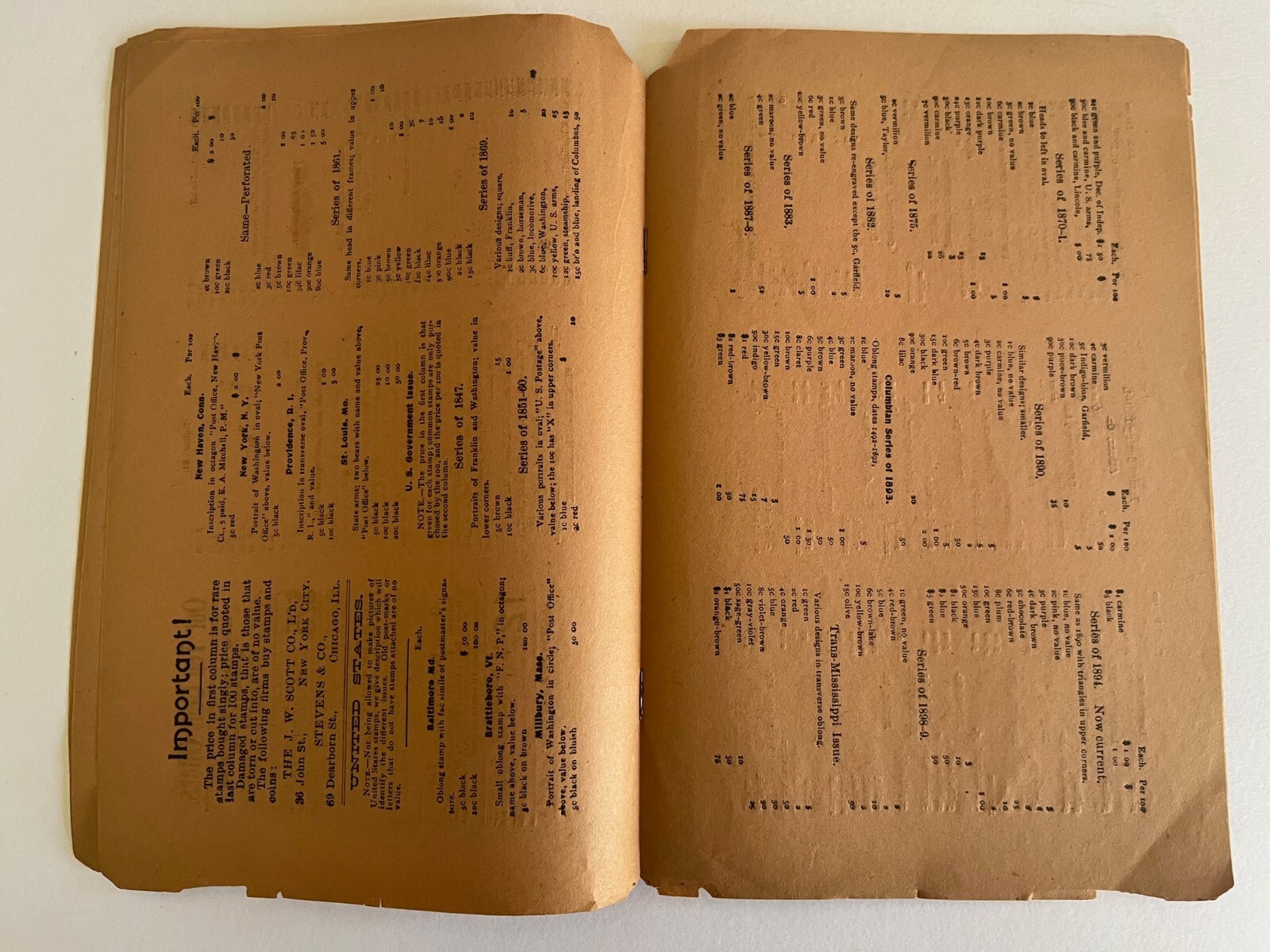 c. 1884 ~ The Imperial COIN and STAMP Value Book, ad for MAGIC MADE EASY antique