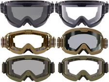 Tactical Ballistic Goggles OTG Anti-Fog Anti-Scratch UV 400 Impact Protection