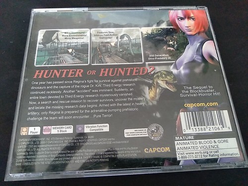 Dino Crisis 2 (Sony PlayStation 1, 2000) - Completo - Foto 2 di 5